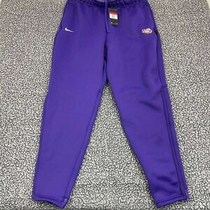 LSU Tigers Dri-Fit Sweatpants Men Large Purple Nike‎ Drawstring Large